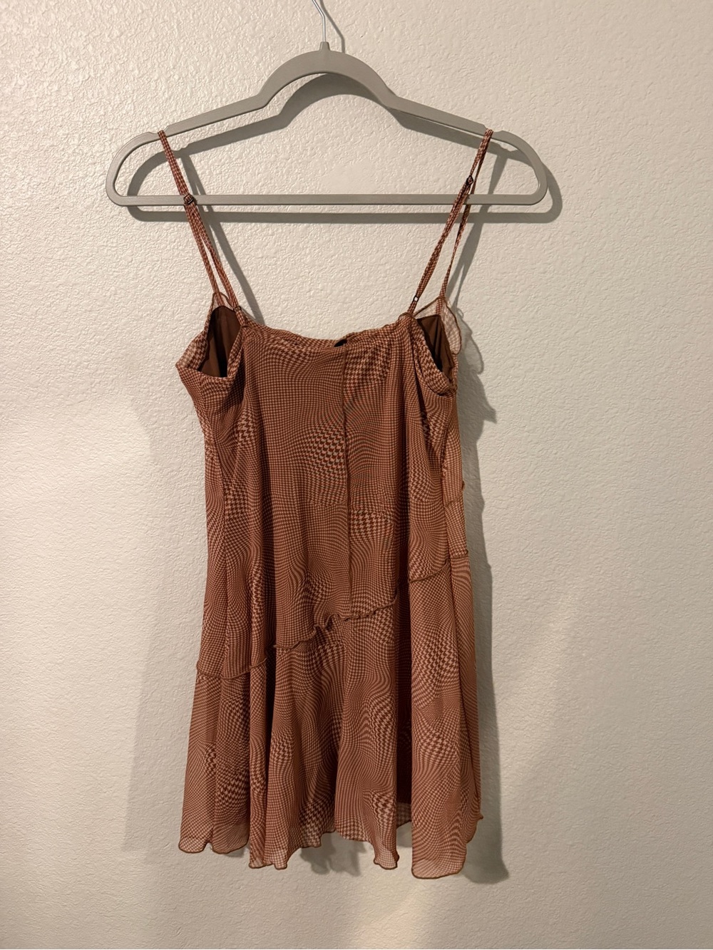 Urban Outfitters Brown Textured Slip Dress - Picture 5 of 5